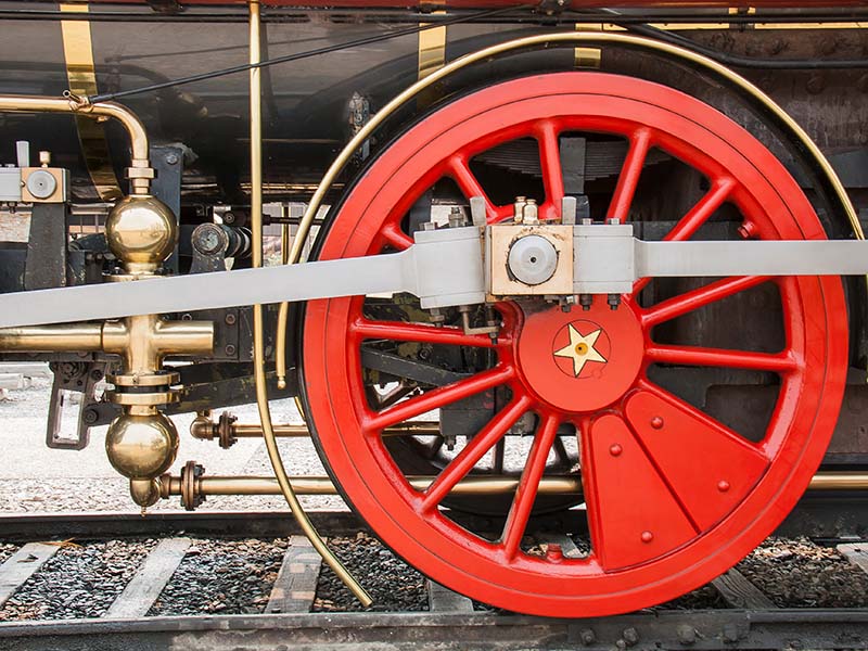 A train wheel